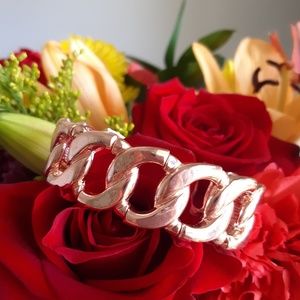 Worthington Rose Goldtone Stetchy Link Bracelet